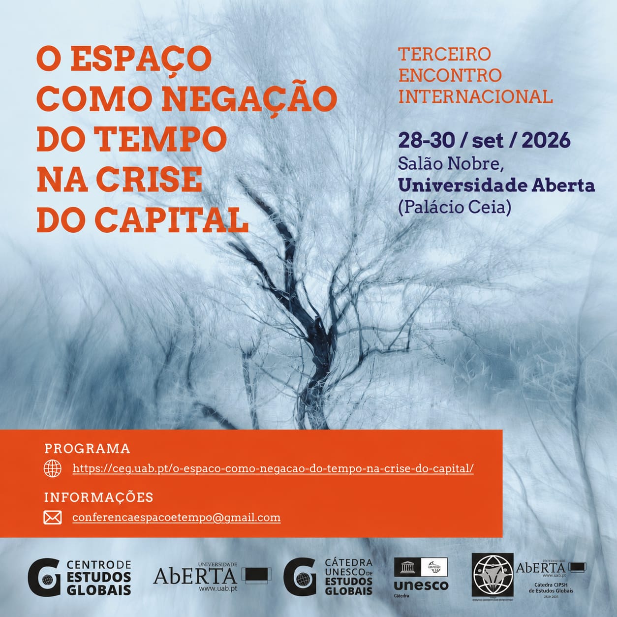 Terceiro Encontro Internacional: O Espaço como Negação do Tempo na Crise do Capital